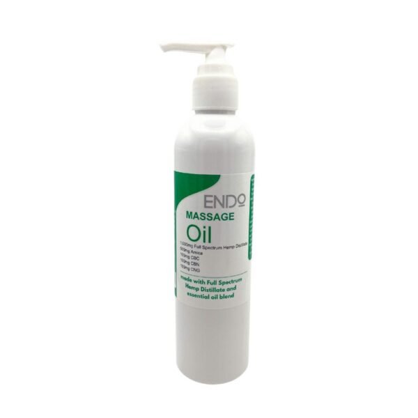Endo - 1000mg CBD: 500mg Arnica: 100mg CNC: 100mg CBN: 100mg CNG: Massage Oil